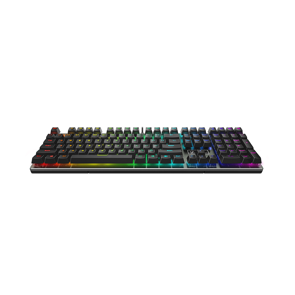 Rapoo VPRO V700RGB Alloy Blue Switch Backlit Mechanical Gaming Keyboard Adjustable RGB backlight Conflict-free design. 