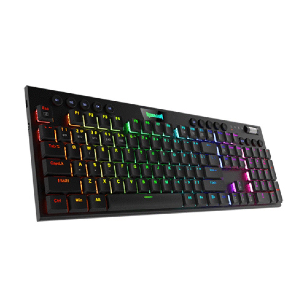 REDRAGON HORUS K618 RGB WIRELESS MECHANICAL GAMING KEYBOARD. 