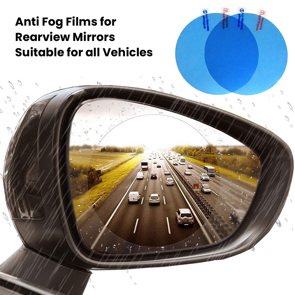 【Xiaofeng】2 pieces/set car window protective film waterproof rainproof C Dax fog membrane (diameter 100*100mm). 