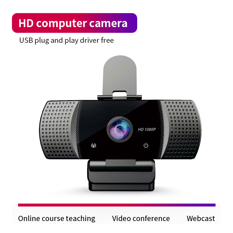 New Webcam 1080P Full HD 4K 30FPS Wide Angle USB Web Cam With Privacy Cover Mic Web Cam For Computer PC Conference Web Camera. 