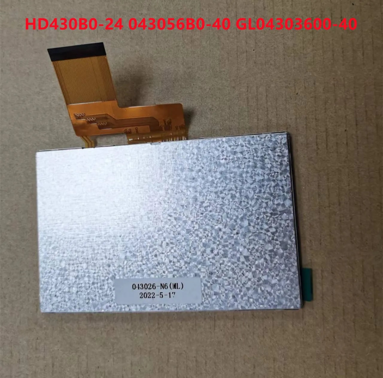 For 4.3 inch 40 Pin TFT LCD Display Common Screen GL043056B0-40 HD430B0-24 043056B0-40 GL04303600-40 ZNL043T702-P40 480(RGB)*272. 