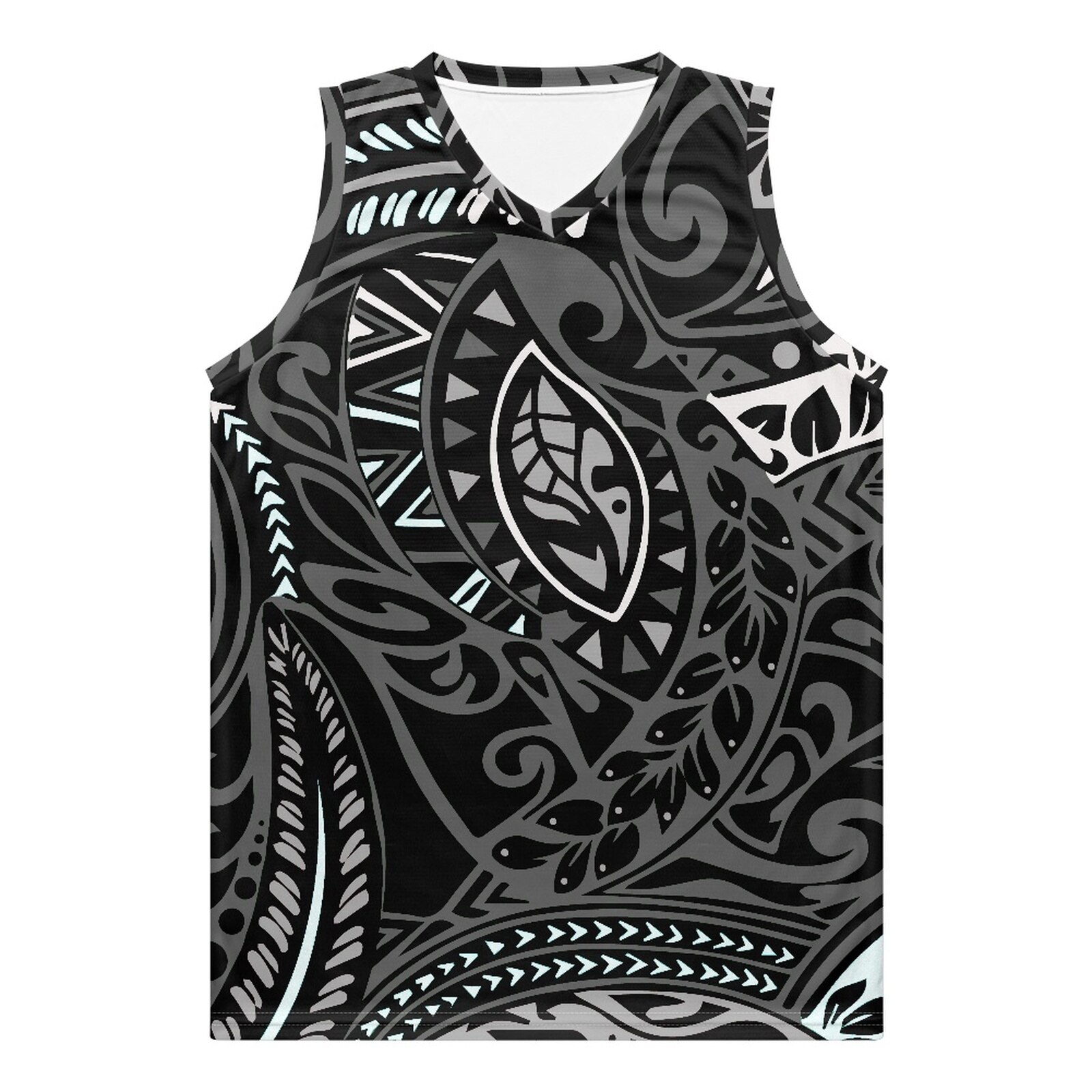 Polynesian Tribal Samoan Totem Tattoo Samoa Prints Mens Basketball Jersey Tropics Shirts Multiple Choices Multicolor Attract Eye. 