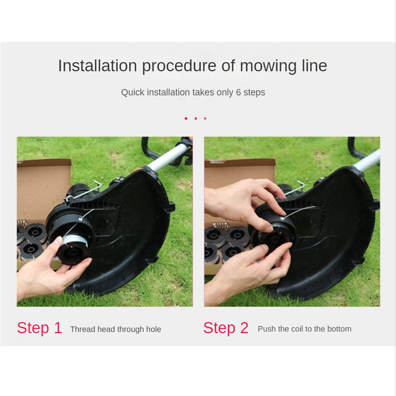 4PCS DF-065 Replacement Spool Double-Layer Mower ABS Spool Double-Layer Mower for Decker er Accessories. 