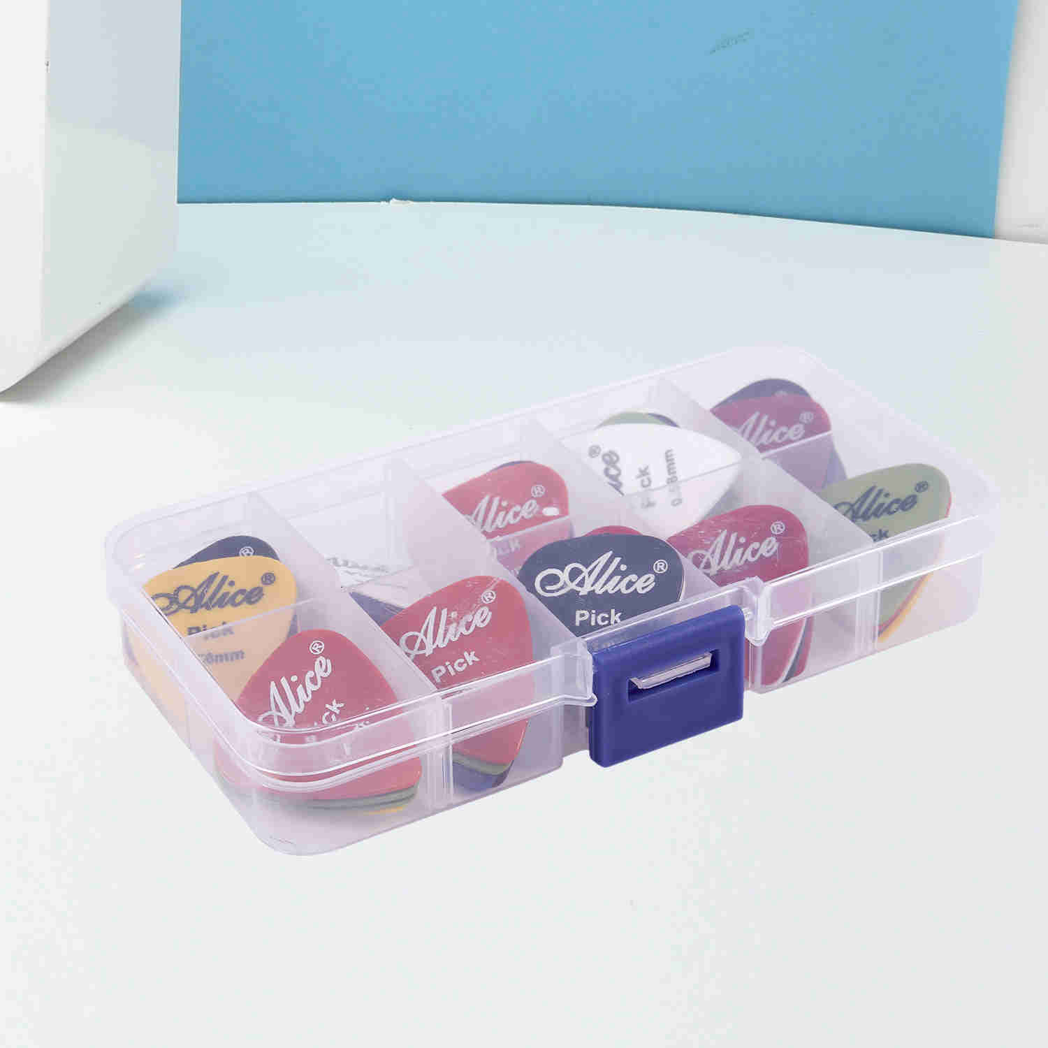 Alice Guitar Pick 1 box case 40 Pieces plectrum mediator mix 0.58-1.5. 