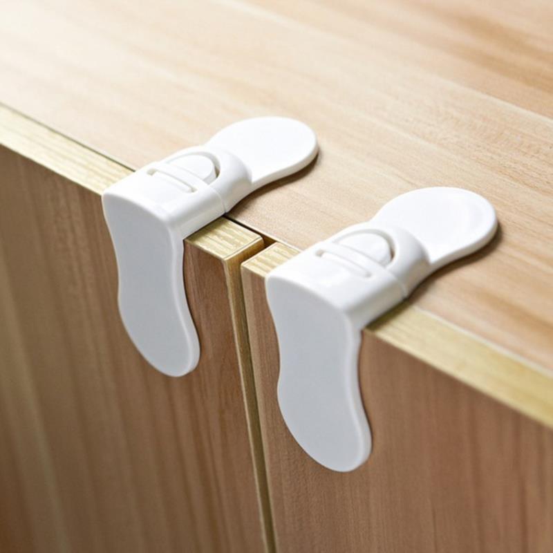 (New)Children Baby Kid safety Cabinet By Fridge Drawer Cupboard Lock Latch WM Nicle. 