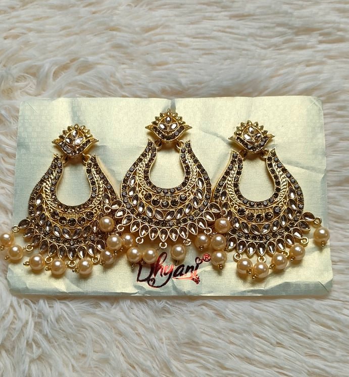 Earrings & Tikli Set