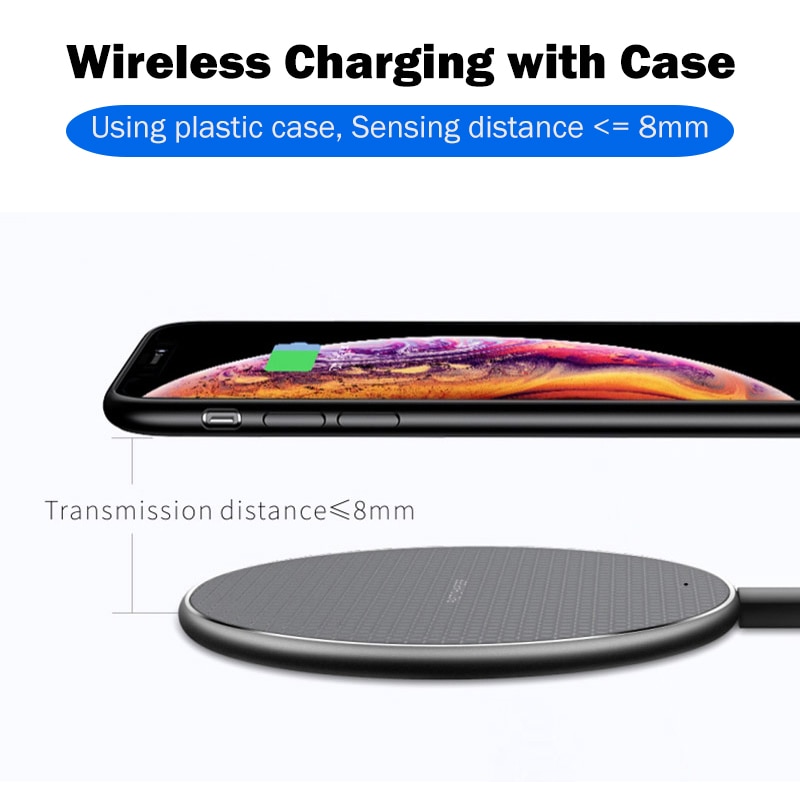 Qi Wireless Charging Receiver for Realme 6 7 8 9 Pro Plus 9 Pro+ Phone Wireless Charger Pad with USB Type-C Charging Adapter. 