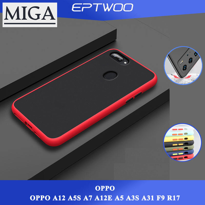 For OPPO A12 A5S A7 A12E A5 A3S A31 F9 R17 Phone Case Transparent Anti-Shock Hybrid Silicone Casing Clear Soft Back Cover ZSMS-01. 