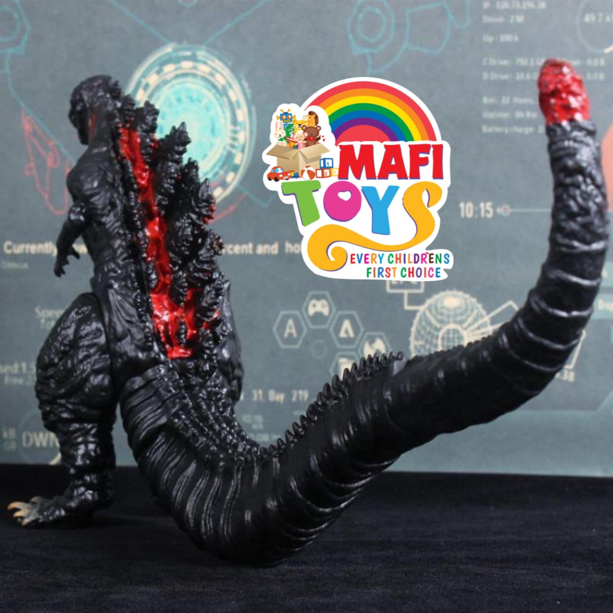 Godzilla Action Figures PVC Model Collectible Action Figure Monster Collectible Toy Children Gift Height 10 Inch. 