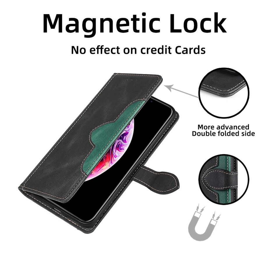 Case For  OnePlus Nord  casing  Flip leather magnetic phone case TPU back cover. 