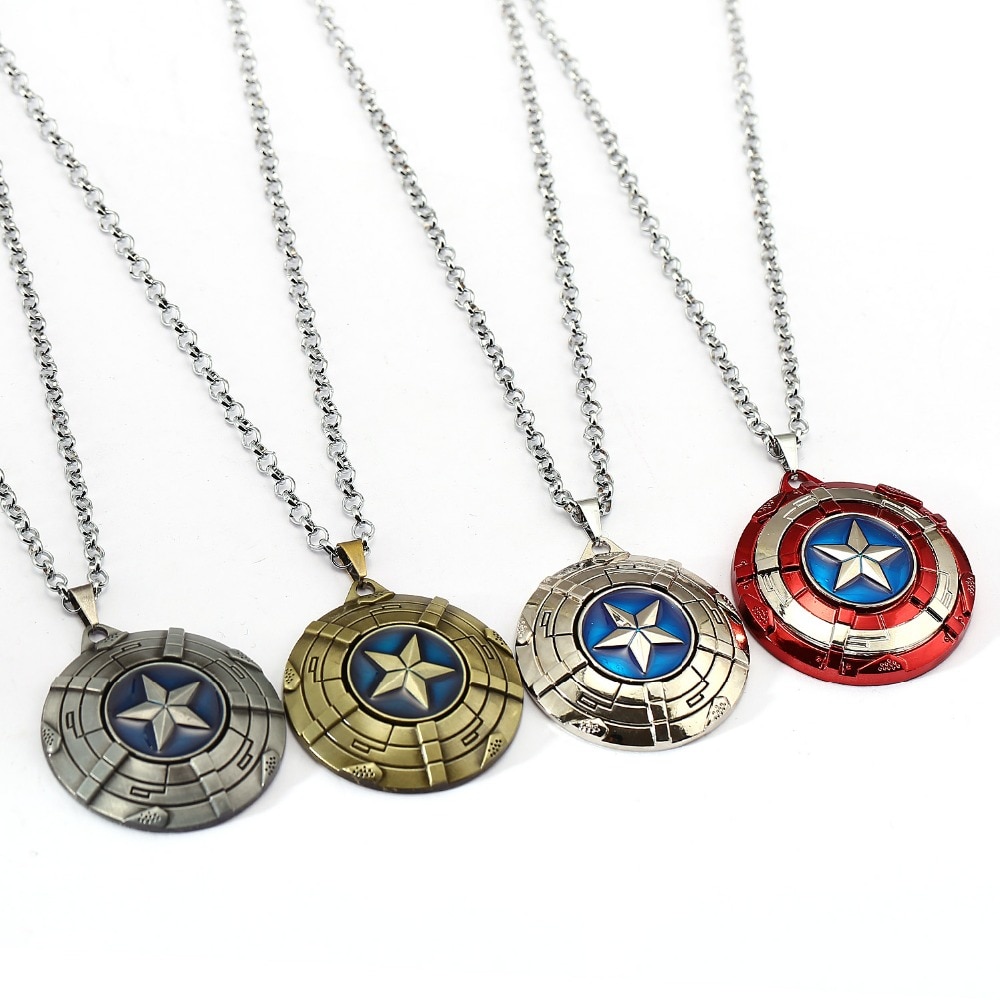 【VisioN Shop】4 colors Captain Necklace Rotatable Stainless Steel Necklaces Gift Accessories. 