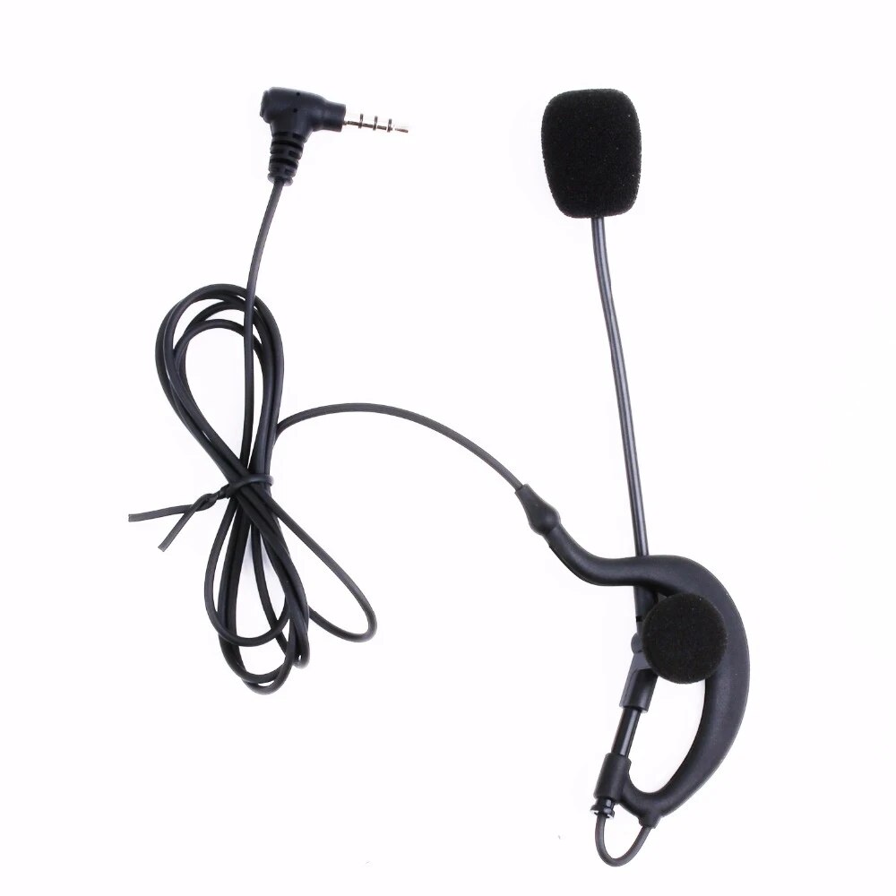10/1PCS Referee Headset Earhook Headphone For EJEAS V6C Vnetphone FBIM 3.5mm Full Duplex Headphone Referee Intercom Accessory. 