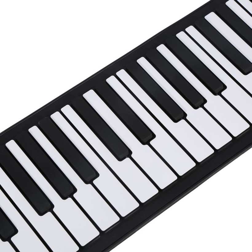 Portable 61-Keys Roll up Soft Silicone Flexible Electronic Digital Music Keyboard Piano New. 