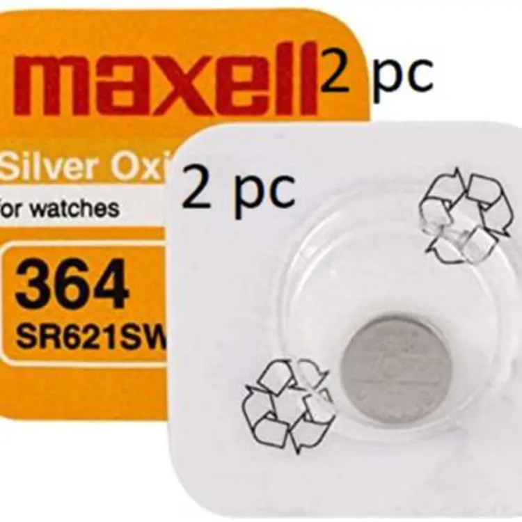Maxell SR621SW 364 Silver Oxide Watch Battery