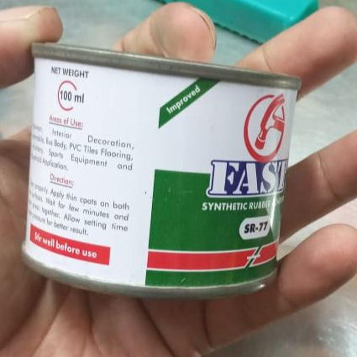 Synthetic Rubber Based Adhesive, rubber gum Same as picture FAST BRAND Same as picture