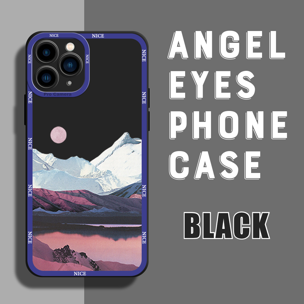 Hontinga for iPhone 11 Pro Max Back Cover Beautiful Scenery Case Camera Protection Soft Silicone TPU Mobile Cover