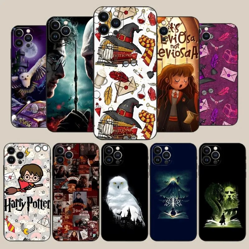 Harrys Potters Phone Case Funda For IPhone Apple 12 Pro 13 Mini 11 14 Max Xr X Xs 6 6s 7 8 Plus Design Back Cover