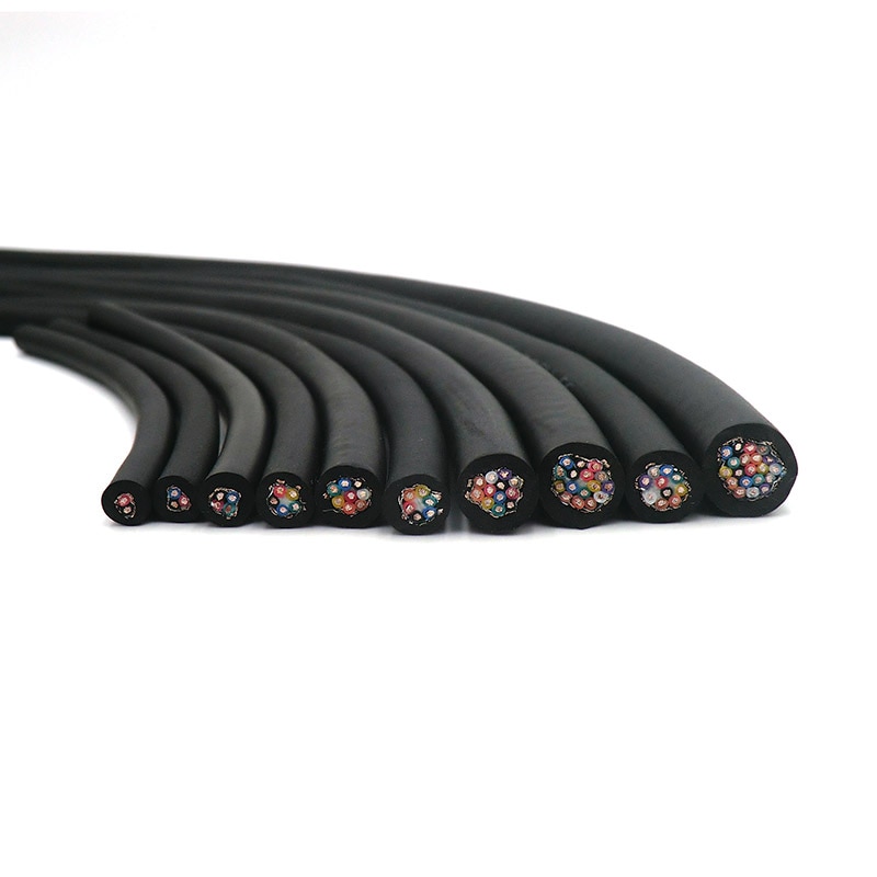 【VisioN Shop】5 Core Flexible Shielded 0.14,0.2,0.3mm² Control Wire  Tinned Pure Free 5m. 