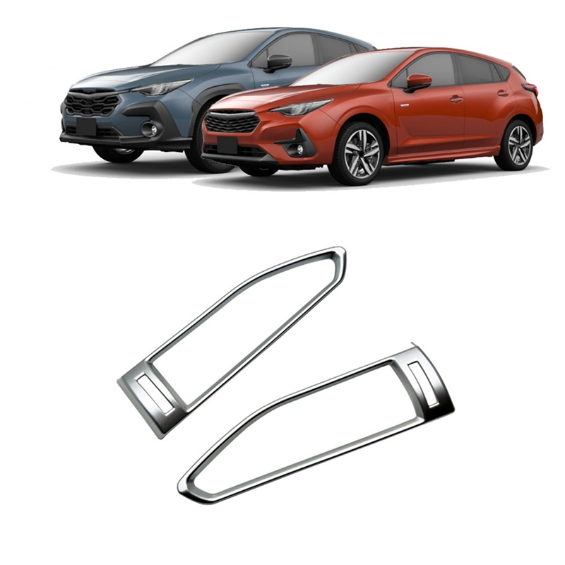 For Crosstrek 2024 Central Control Side Air Outlet Cover Trim Sticker Replacement Silver
