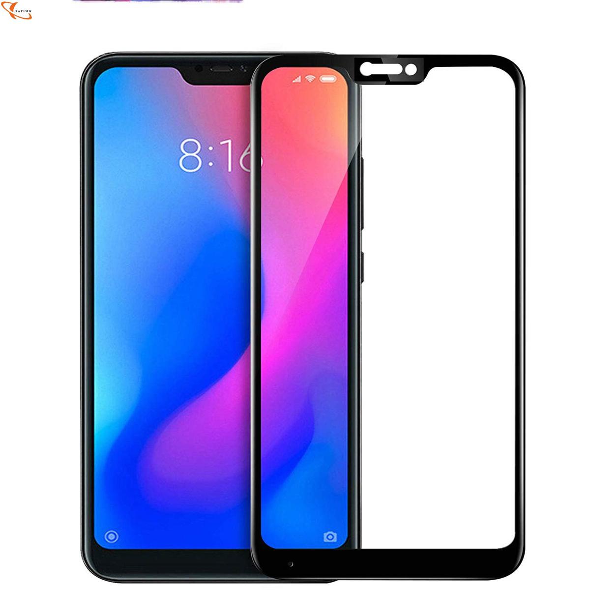 For Xiaomi Mi A2 lite Tempered  Glass Screen Protector Gorilla Transparent. 6D/9D/11D-Black