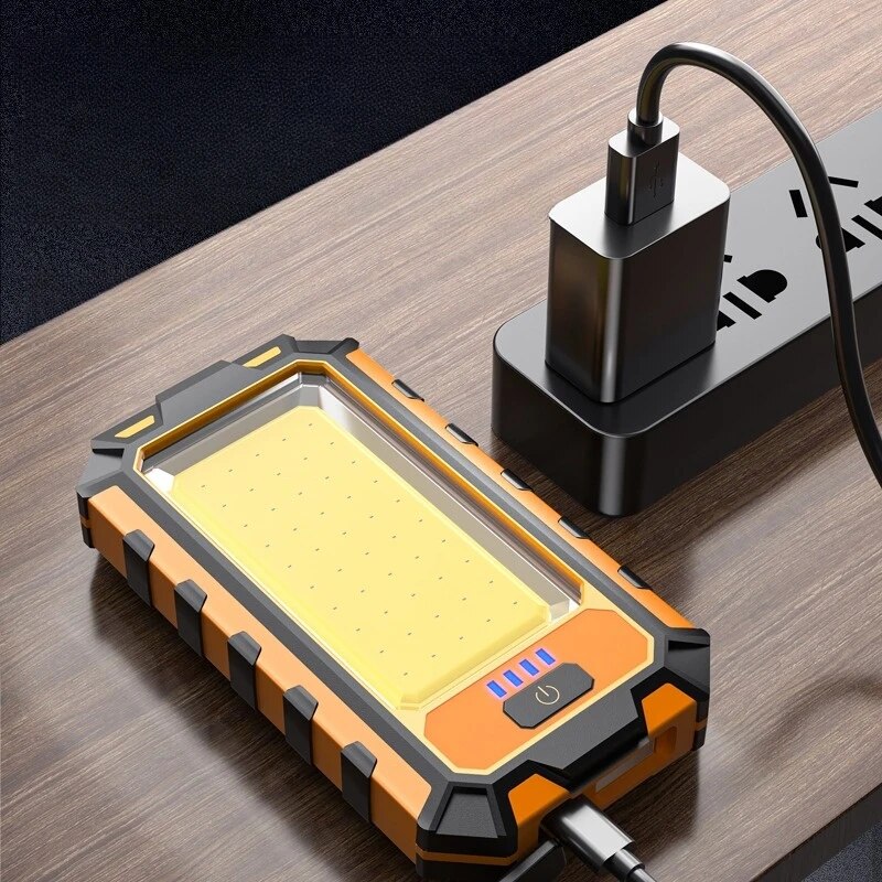 SUPERFIRE G25 Work Light LED Flashlight COB+XPE Lamp Beads Foldable Power Bank TYPE-C Waterproof with Magnet Powerful Display. 