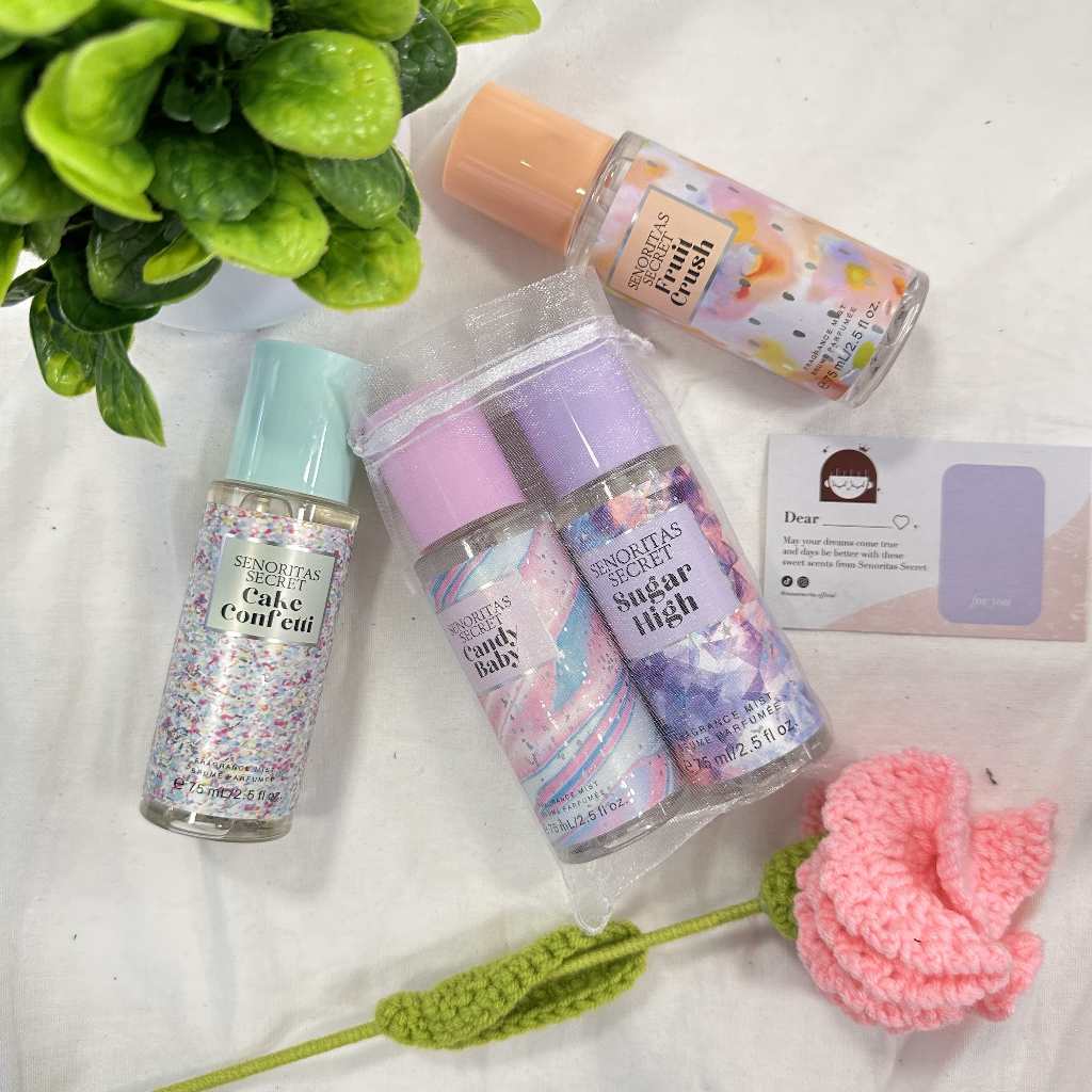 Senoritas Secret Sugar High Shimmer and Mist Combo set. 
