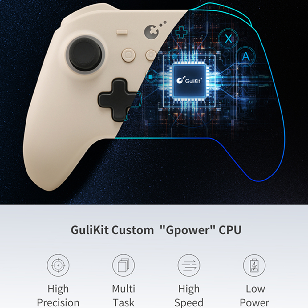 Gulikit KK3 PRO Bluetooth denetleyicisi Hall Joystick desteği Nintendo anahtarı Oled Android ios Win10/11 Gamepad Gulikit NS38. 
