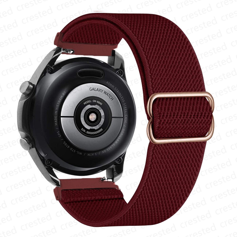 20mm 22mm watch band For Samsung Galaxy watch 3/Active 2/46mm/42mm/ Gear S3  Adjustable Elastic Nylon bracelet Huawei GT/2/2E/Pro: Buy Online at Best  Prices in Bangladesh | Daraz.com.bd