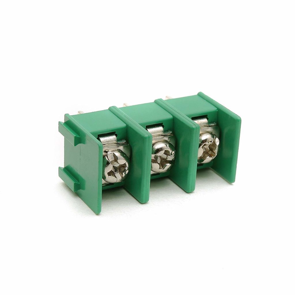 3Pcs- 3Pin 8.5mm GREEN Color 3 Pin Plug-In PCB Mount Straight Screws Terminal Block Connector 8.5mm Pitch Socket Strips For Arduino Cables Connectors Electronics Circuitry & Parts. 