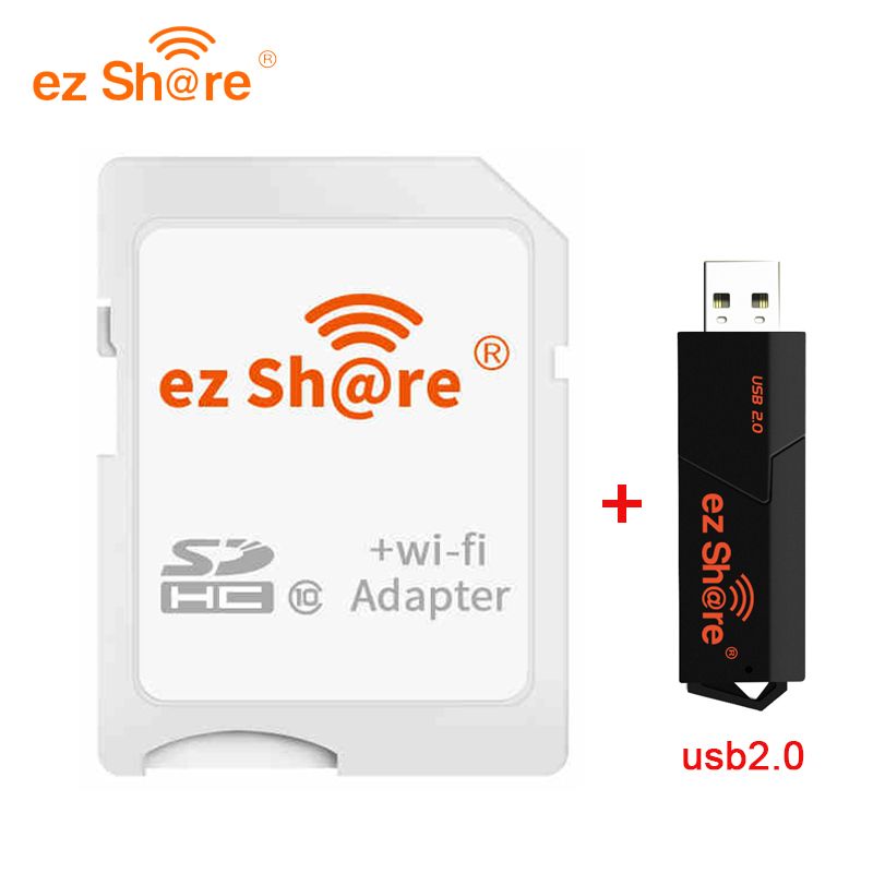 EZ Share SD Wifi Card Adapter for Class10 Wireless for Micro SDHC Memory Card flash available for canon/nikon/sony DSLR