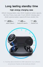 AWEI T20 TWS Wireless Bluetooth 5.0 Earphone HiFi Bass In Ear Earbuds ...