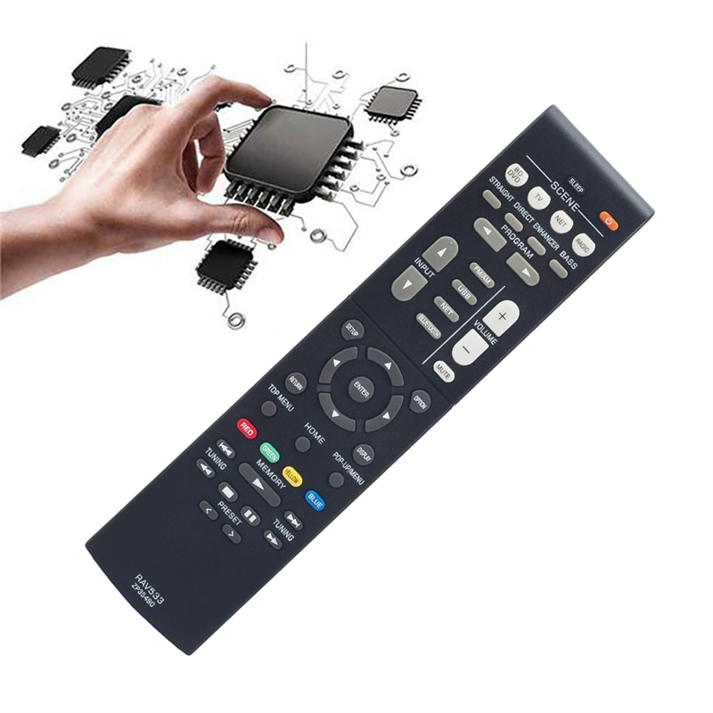 RAV533 Replace Remote Control for Yamaha AV Receiver Home Theater System RX-V579 HTR-4068 RX-V479. 