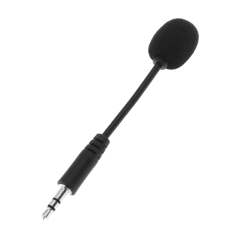 Mini 3.5mm Jack Flexible Capacitance Microphone Mic for  PC  Notebook 1 section interface. 