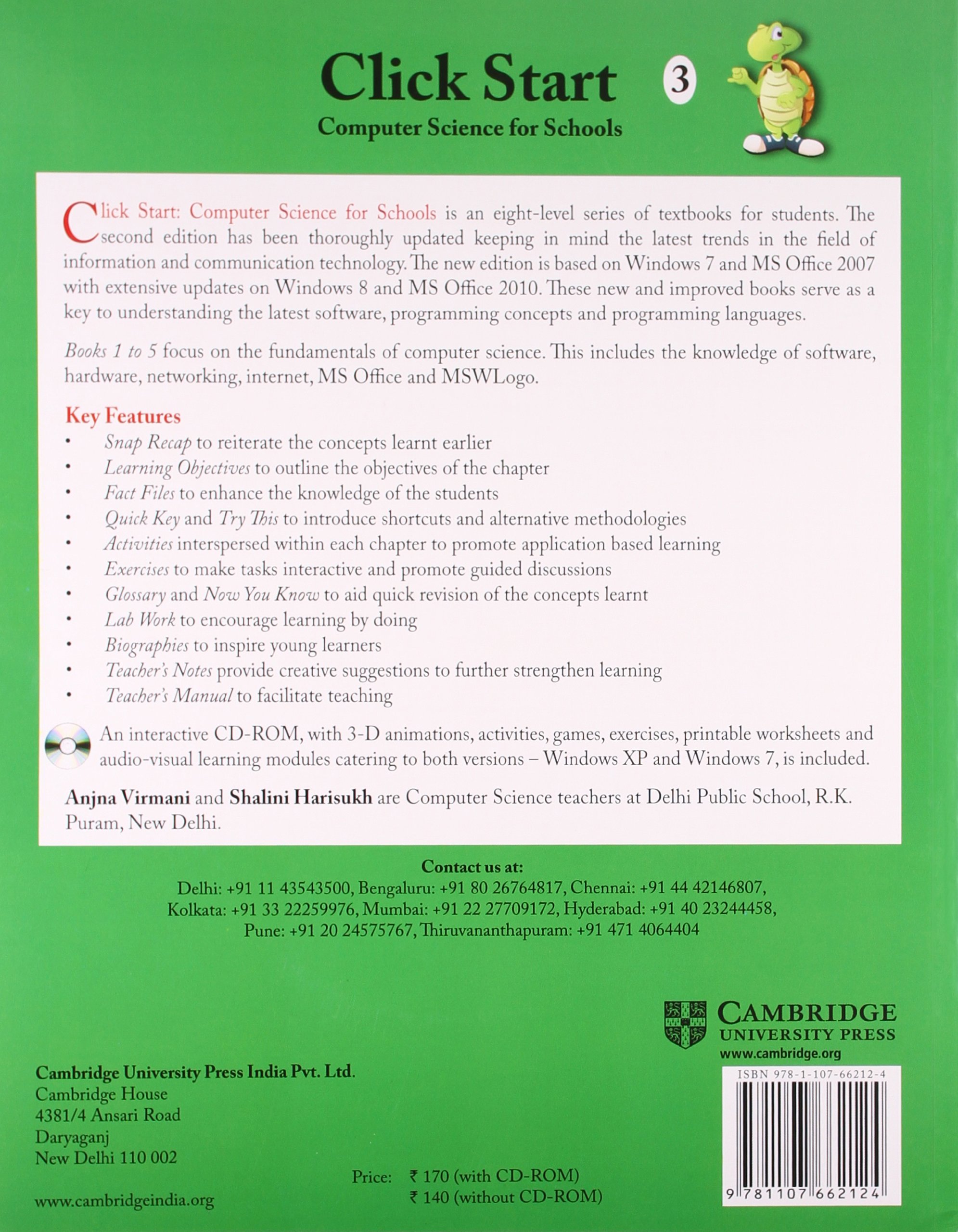 Click Start Level 3 Student's Book with CD-ROM: Computer Science for Schools (CBSE - Computer Science) Paperback. 