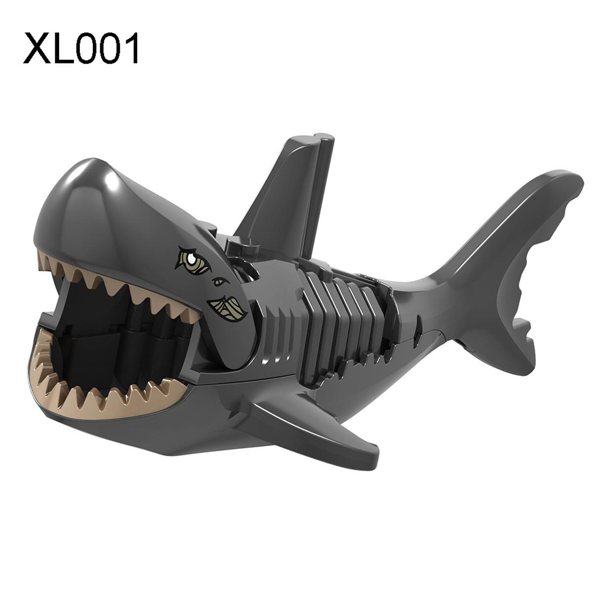 3D Ghost Shark Animal Puzzles DIY Building Blocks Model Early Learning Kids Toy