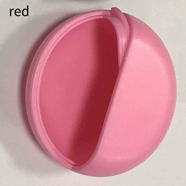 Plastic Earphone Organizer Cute Cartoon Headphone Container Rotating Cover Round Earphone Wire Box Data Line Cables Storage Case