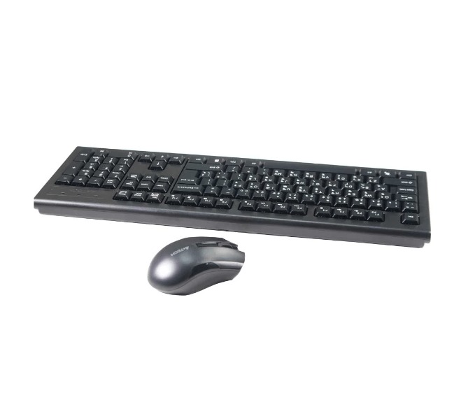 A4TECH 3000N Black Wireless Keyboard & Mouse Combo with Bangla. 