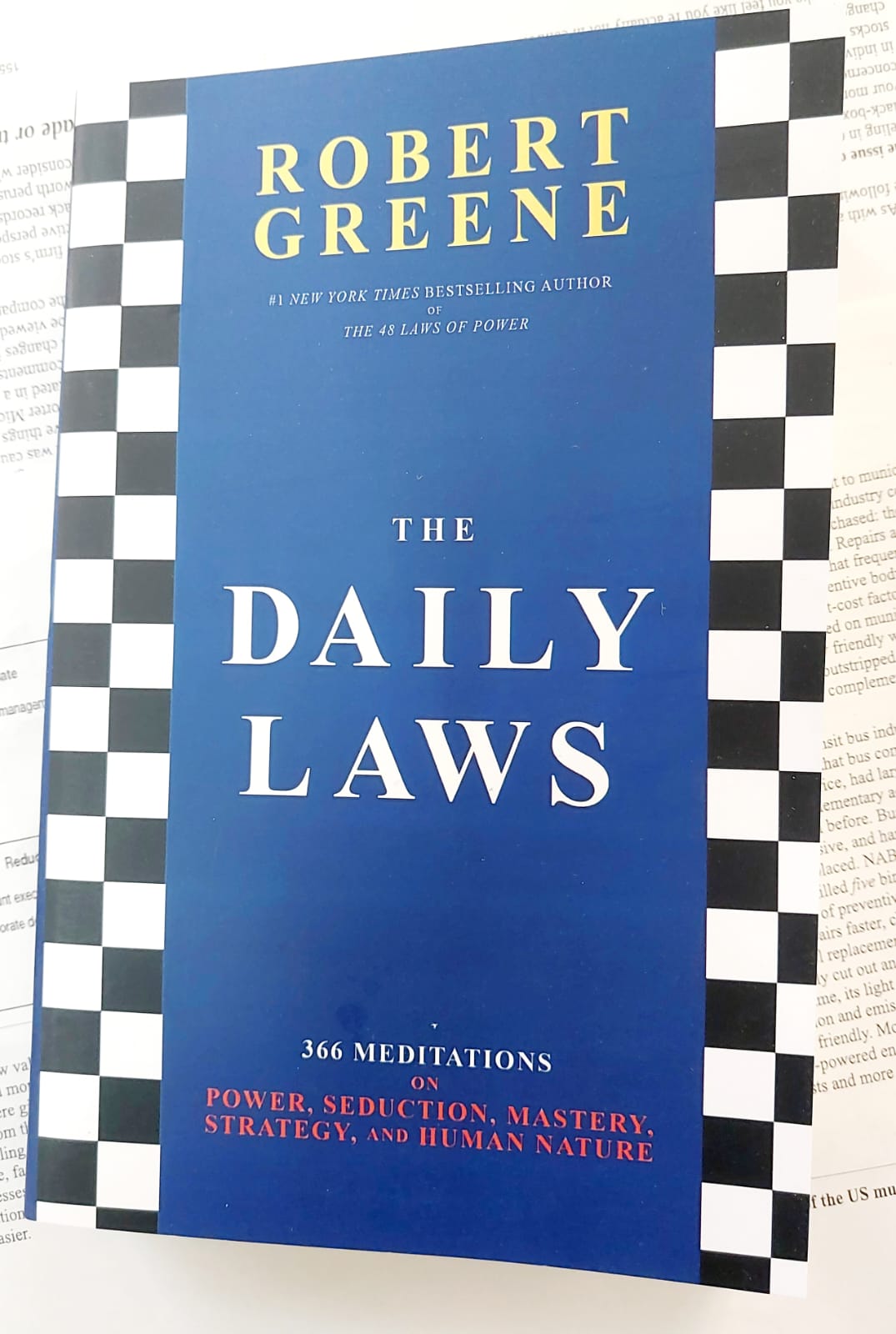 The Daily Laws: 366 Meditations on Power, Seduction, Mastery, Strategy, and Human Nature Book by Robert Greene - Premium - Paperback. 
