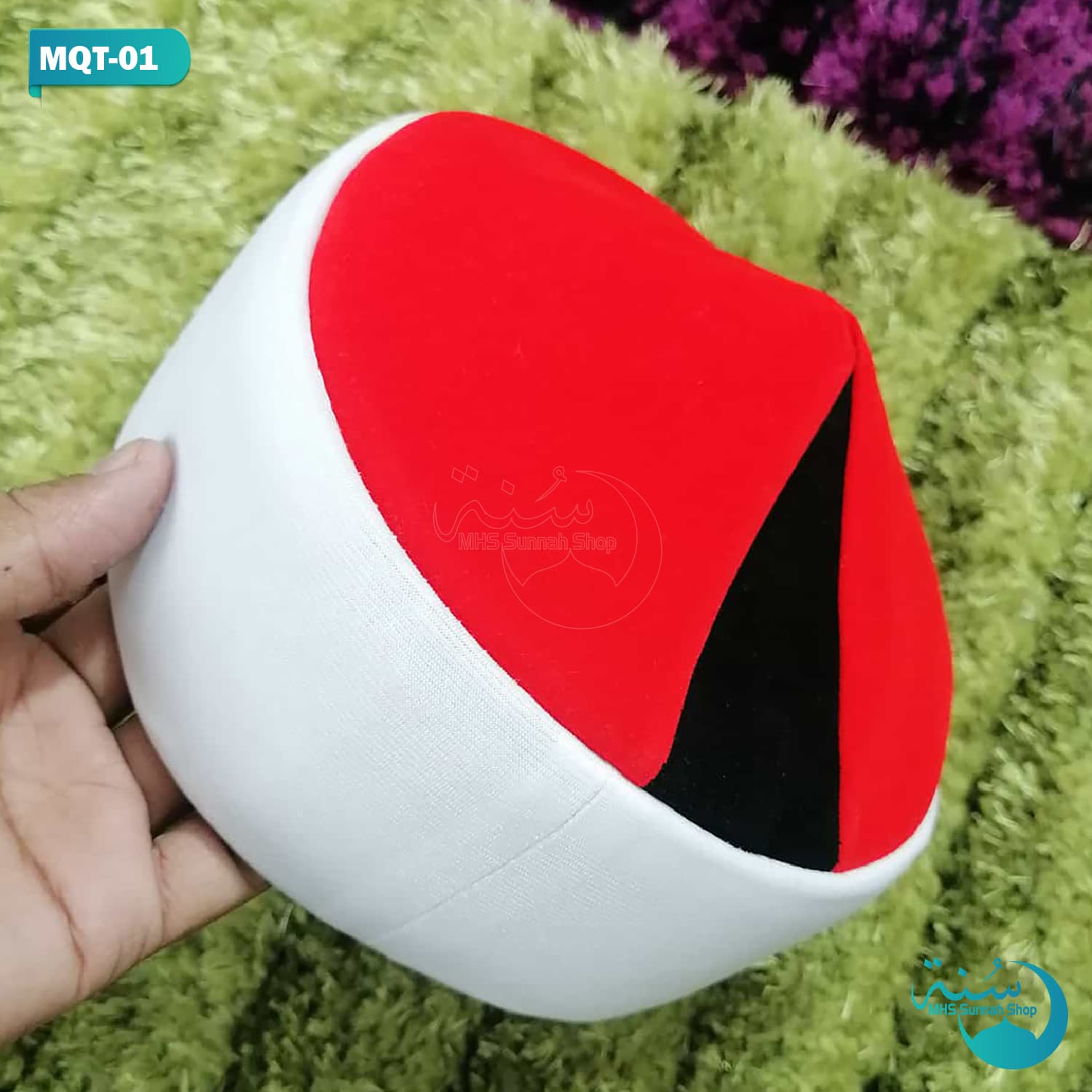 Special Beautiful Design Islamic Items Makhmal Fabrics Mishori Qari Tupi and Cap for Men || Muslim Azhar Hat For Men || Shaykh Alazhar Islamic Prayer For Men's. 