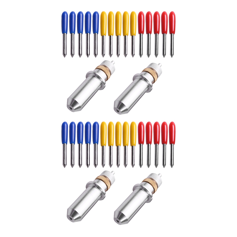 34Pcs/2Set 30/45/60 Degree for Roland Cutting Plotter Vinyl Cutter Blade+Holder Refine Rabbit Redsail Cutter Blades. 