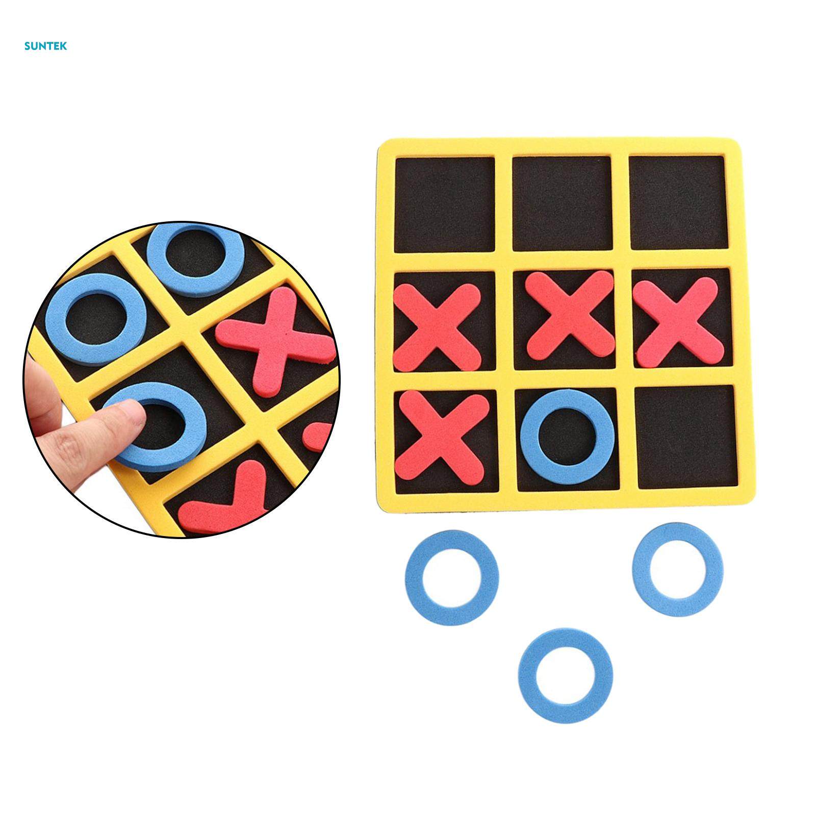 Tic Tac Toe Tak/ Noughts and Crosses Board Game Indoor Playing Board Game