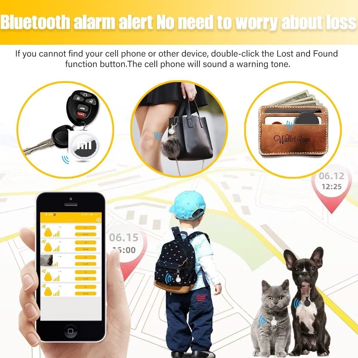 Xiaomi Mini Smart Finder Portable Locator Bluetooth 4.0 Tag Tracker Children Wallet Locator Device Locator Anti Loss Location. 