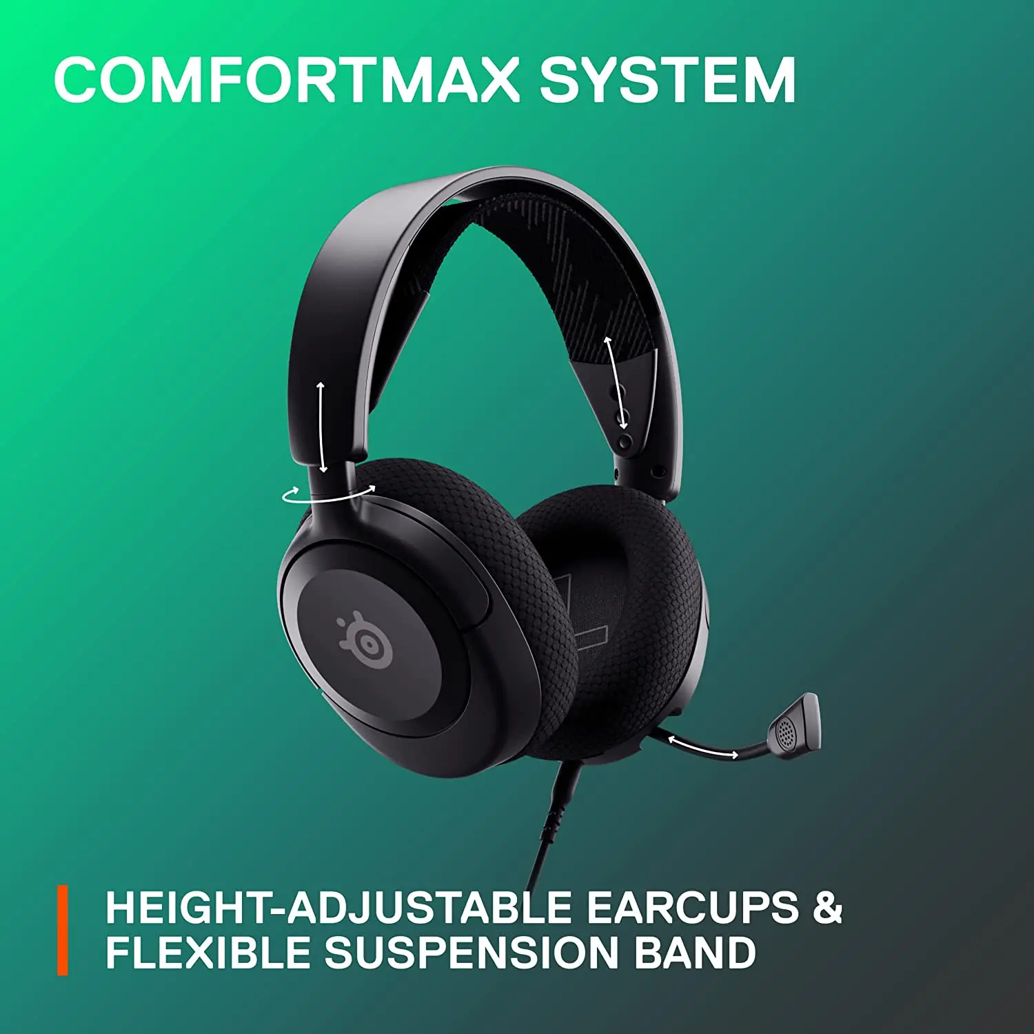 SteelSeries Arctis Nova 1 Multi-System Gaming Headset Hi-Fi Drivers Lightweight Noise-Cancelling Mic PC, PS5/PS4. Switch, Xbox. 