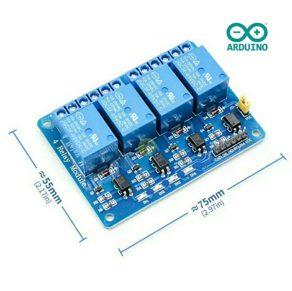 RELAY MODULE 5V 4 CHANNEL. 