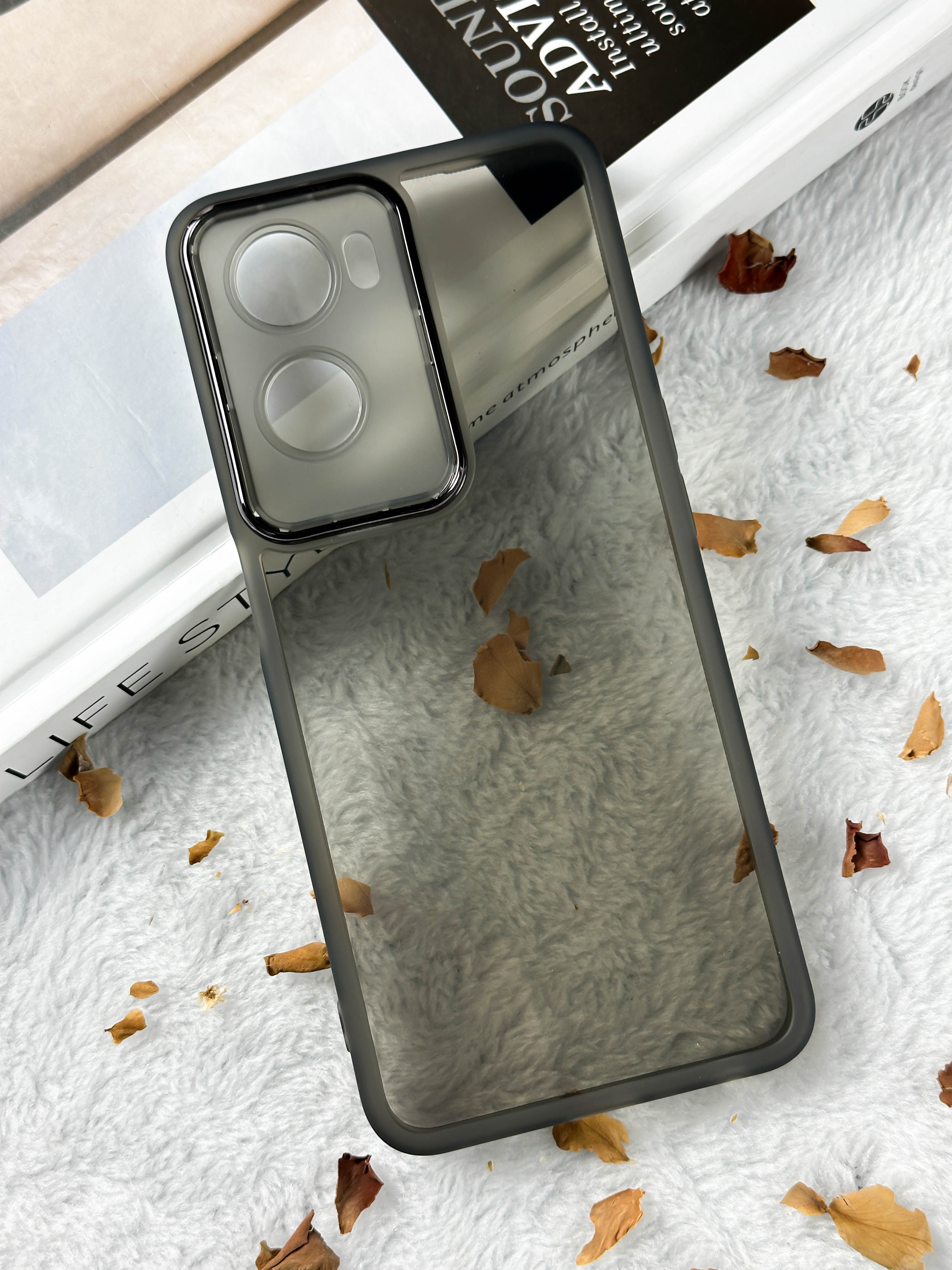 Oppo A57 EdgeReinforced Shockproof Cushion Back Clear Hybrid Transparent Hard Cover Casing