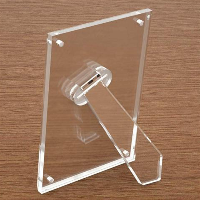 Acrylic Frame Transparent Frame Acrylic Transparent Frame with Bracket Frame Acrylic Frameless Transparent Cube Floating Gift. 