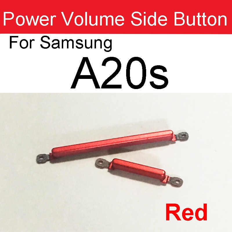 Power Volume Side Buttons For Samsung A10S A107F A20S A207F A30S A307F A50S A507F On Off Power Up Down Volume Side Keypads Parts. 