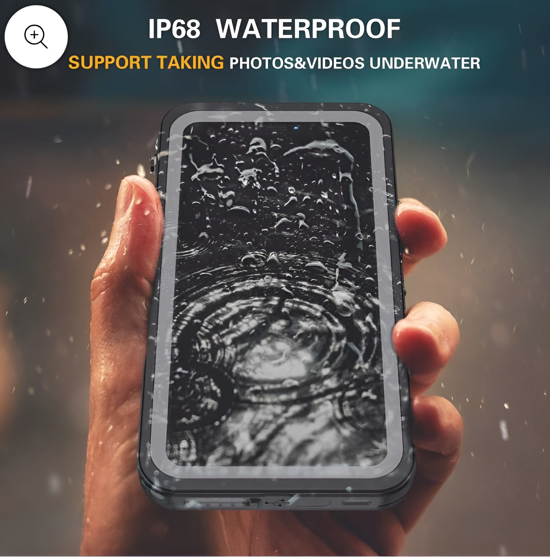 WaterProof Full-Body Case for iPhone X/XS \ No product will be return after The Seal is broken. 