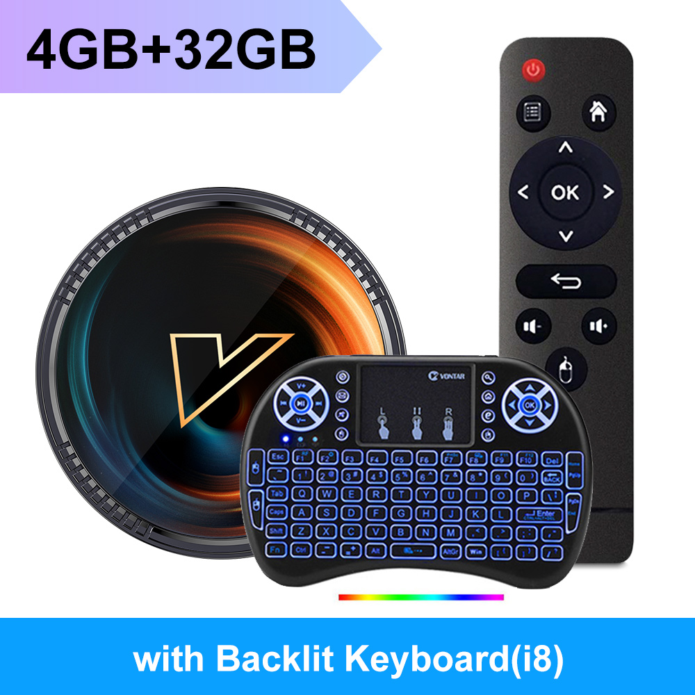W2 ATV androidtv 11.0 Smart TV Box Amlogic S905W2 Support Google Voice Input 8K Video 4K 60fps AV1 Dual Wifi BT4.0 Media Player