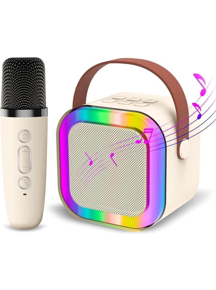 K12 Speaker Bluetooth Wireless Karaoke Mic Multi-Compatibility Modes, Rgb Lights. 